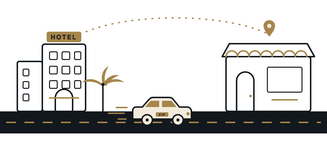 Otelden mağazaya ücretsiz VIP transfer